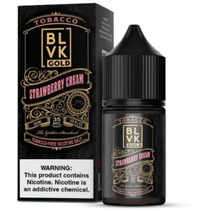 Salt BLVK Gold - Tabacco Strawberry Cream 30ml 35mg
