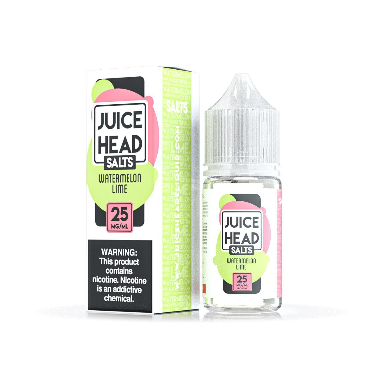 4-WatermelonLimeSalts Salt - Juice Head Extra Freeze Watermelon Lemon 25mg 30ml
