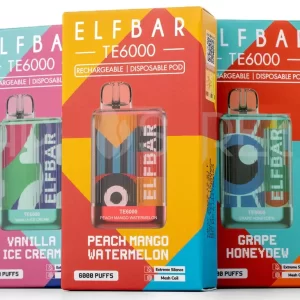 Elf Bar TE6000 Puffs – Pod Descartável