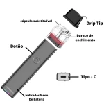 Pod System - Vaporesso Xros 3 1000MAH Space Grey - Imagem 3