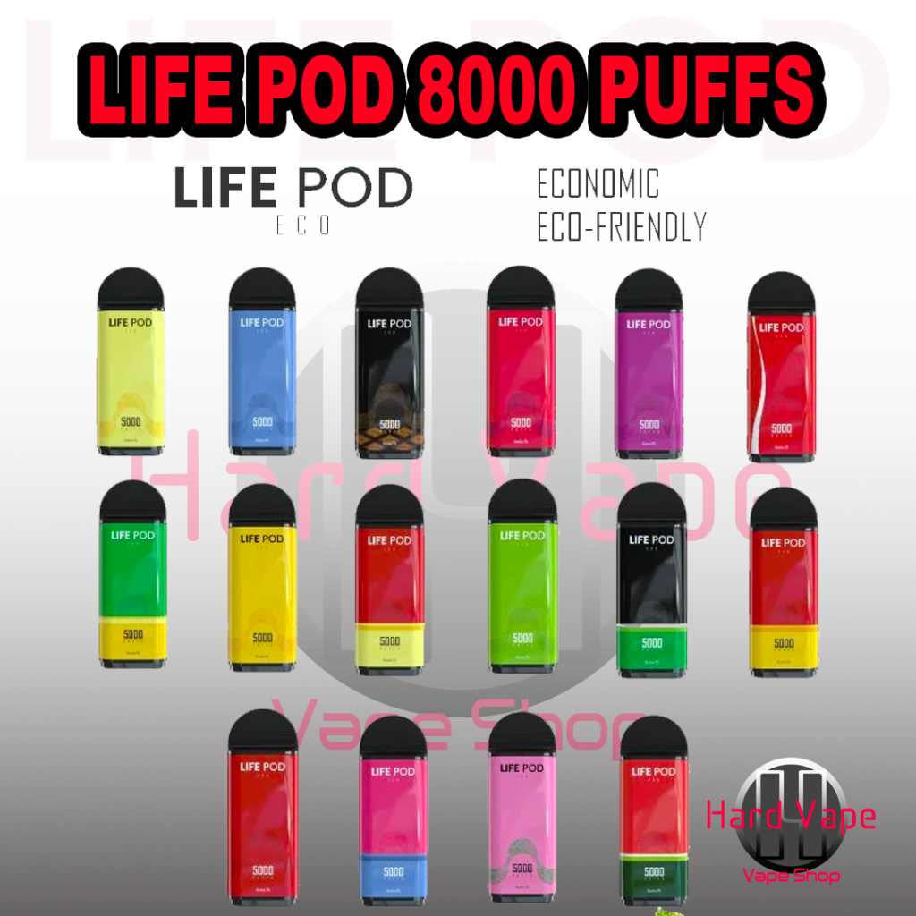 Refil Life Pod Eco 8000 Puffs