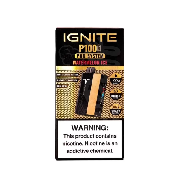 Ignite P100 Kit 10000 Puffs Gold