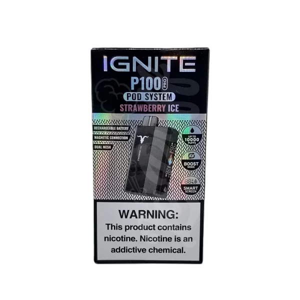 Ignite P100 Kit 10000 Puffs Gray