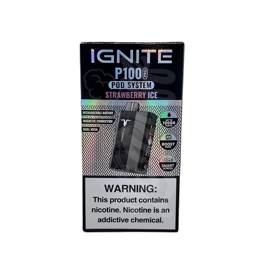 Ignite P100 Kit 10000 Puffs Gray